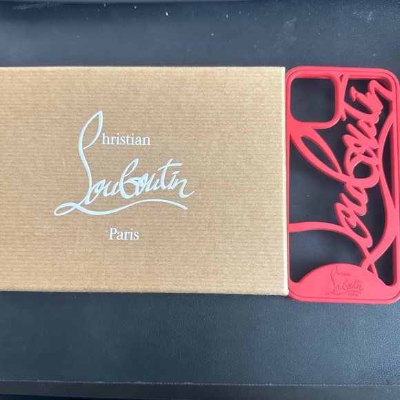 Christian Louboutin iPhone 11 Red Case With Dust Bag and Box - Picture 3 of 13
